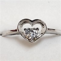 Silver CZ Ring