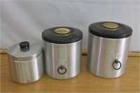 Vintage Aluminum Canisters