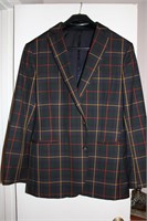 Plaid Stafford Sport Jacket  42/44