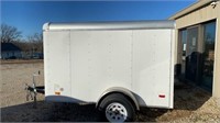 PACE ENCLOSED TRAILER MODEL JT558SA- 5 BY 8 FT -