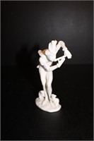 Antique German Art Deco Porcelain Pied Pipper 5 1/