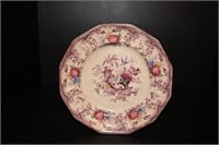 Beautiful Antique Floral Hand Painted Plate