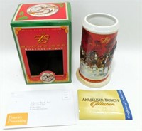 Budweiser 2004 Holiday Stein "25th Anniversary