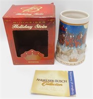 Budweiser 2005 Holiday Stein "Running Free" in