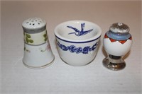 Antique Salt and Pepper Shakers,Jackson Pottery
