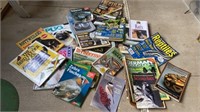 BIG PILE OF BOOKS AND MAGAZINES ABOUT ANIMALS