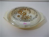 Rare Near Mint Pyrex Divided Bowl