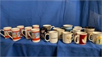 18 COFFEE CUPS - INCLUDES SET OF 6