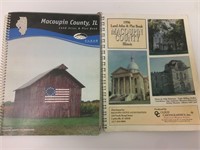 Two Macoupin County Plat Books