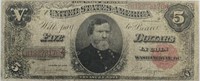 1891 U.S. $5 FEDERAL RESERVE NOTE