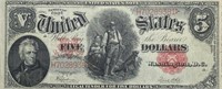 1907 U.S. $5 WOODCHOPPER NOTE