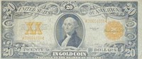 1922 U.S. $20 GOLD NOTE