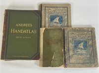 LOT OF ANTIQUE MAP BOOKS