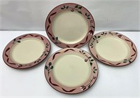 Hartstone Set of four Christmas plates as is