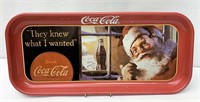 19 inch Coca-Cola Santa tray