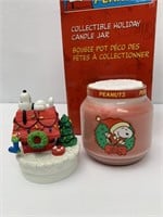 Peanuts candle jar