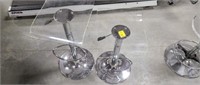 Bar Stools, Acrylic, Swivel, Adjustable