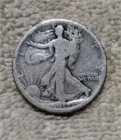 Silver Half Dollar - 1917