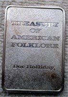 Silver Bar - Doc Holliday - 1 Oz Silver(?)