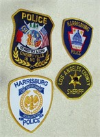 4pc Police Patches