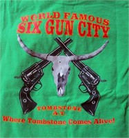 Tombstone  T- Shirts - Six Gun City, New, Sz L