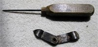 Vintage Ice Pick & Folding Can Opener