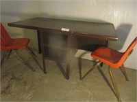 Vintage Butterfly School Desk and Chairs