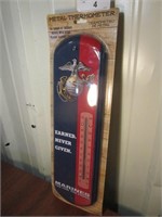 Metal Marines Thermometer