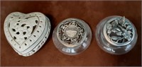 3 Piece Potpourri Bowl Collection
