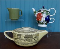 3 Piece Teapots and Creamer