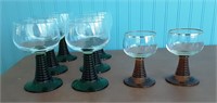 8 Piece Vintage Glass Collection
