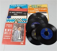 13 Piece Assorted 45's Records
