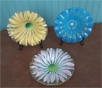 3 Piece Floral Dishes