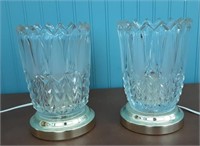 Pair of Bohemia Glam Crystal Lamps