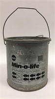 Vintage Frabill Min-O-Life Metal Minnow Bucket