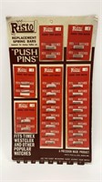 Vintage Risto Watch Pin Sales Advertising Board