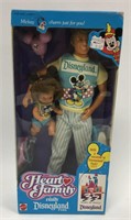 Heart Family Visits Disneyland Dad New in Box