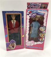 Pair of Mommy And Father To Be Dolls New in Box