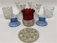 Lot of 8 Decorative Glassware Pieces