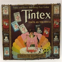 Antique Tintex Metal Advertising Sign