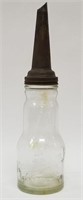Vintage Marquette Mfg. 1 Quart Oil Bottle W/ Spout
