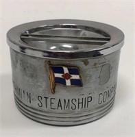 Vintage Isthmian Steamship Company Ashtray