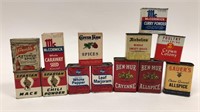 Lot of 13 Vintage Advertising Spice Tins