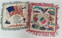 Lot of 2 Military PX Sweetheart Pillow Covers