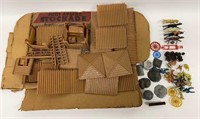 Vintage Marx Fort Apache Model Toy Set