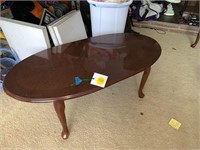 OVAL COFFEE TABLE MATCHES THE END TABLES