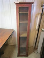 Solid Wood Tall Storage Cabinet