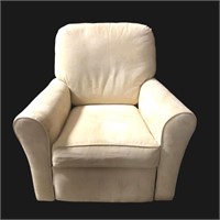 Ivory Suede Rocker/Glider