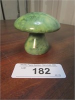 Caarved Alabaster Mushroom Paper Weight