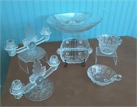 6 Piece Fostoria Glass Collection